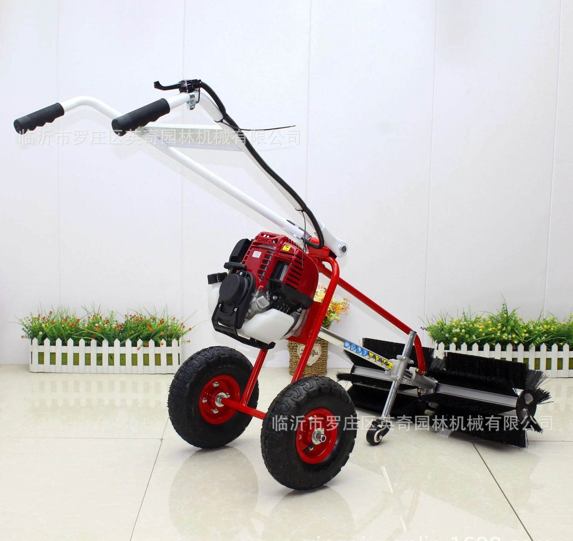 Small Household Snow Blower Hand Push Lawn Carding Machine Snow Plow Gardening Tools