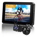 B48B-Bicycle Rear View Camera 4.3" Monitor Bike Recorder Camera 1080P Portable Night Vision For Mountain, Road E-Bike