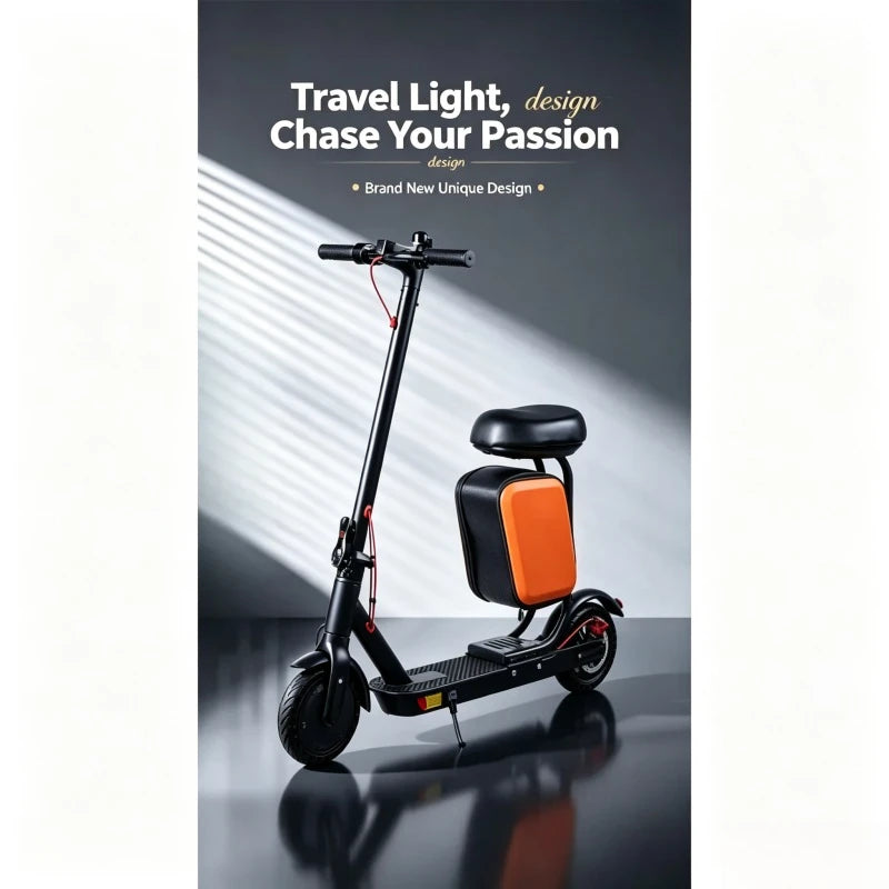 Electric Scooter Foldable Portable E Bike Urban Commuting Vehicle For Adults Daily City Travel Transportation