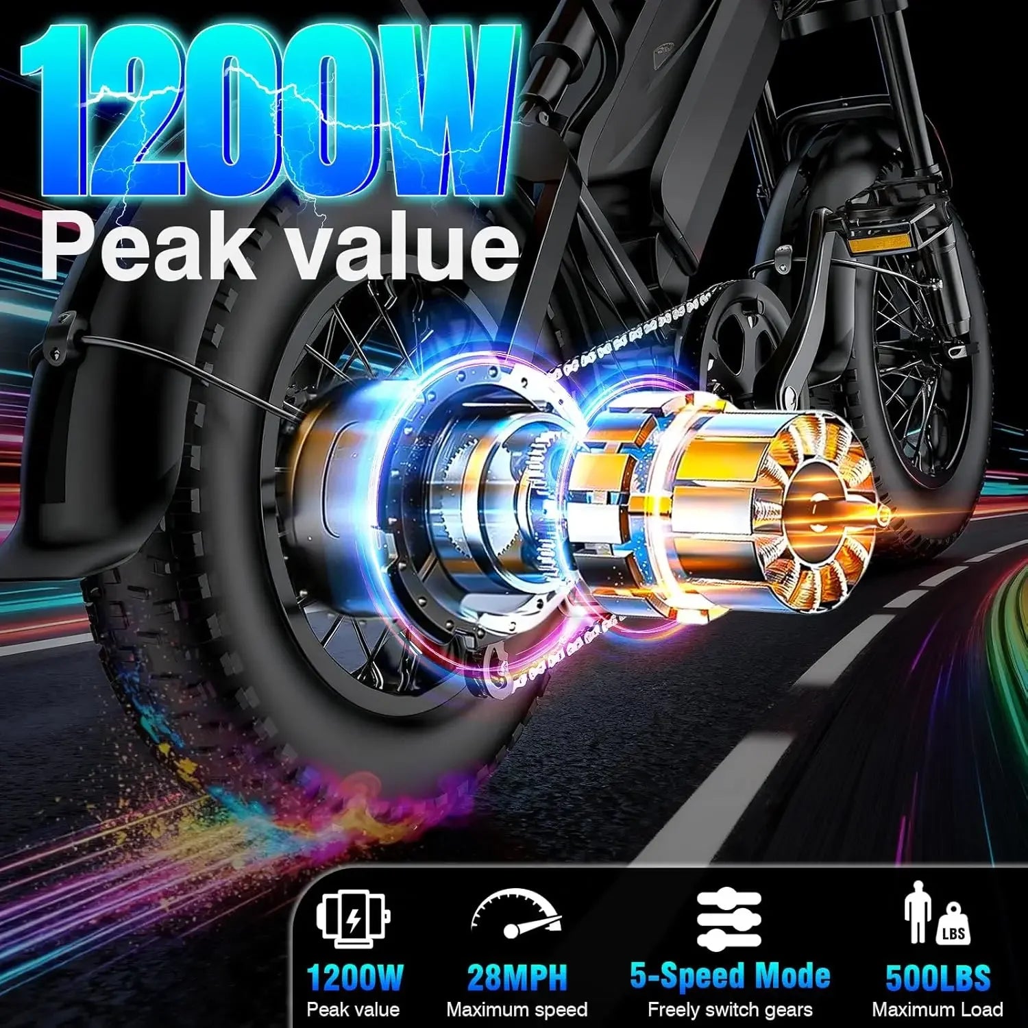 Electric Bike for Adults, 20-35MPH Speed, 560W-2000W Peak Motor, 30-55 Miles Range City Commuter Ebike, Removable Waterproof Bat