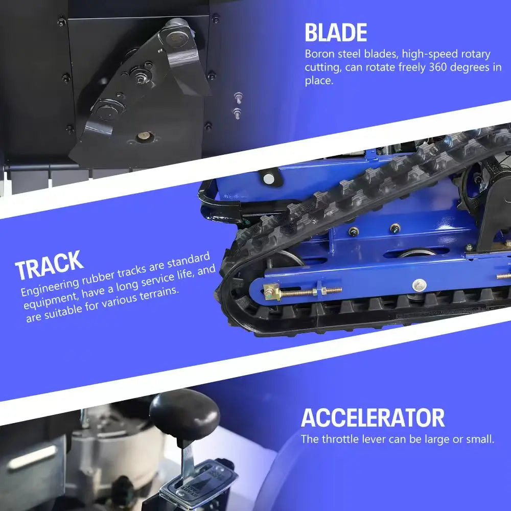Customized Remote-controlled Lawn Mower with Snow Shovel, Automatic Robotic Lawn Mower Cutter for Steep Slopes Mower