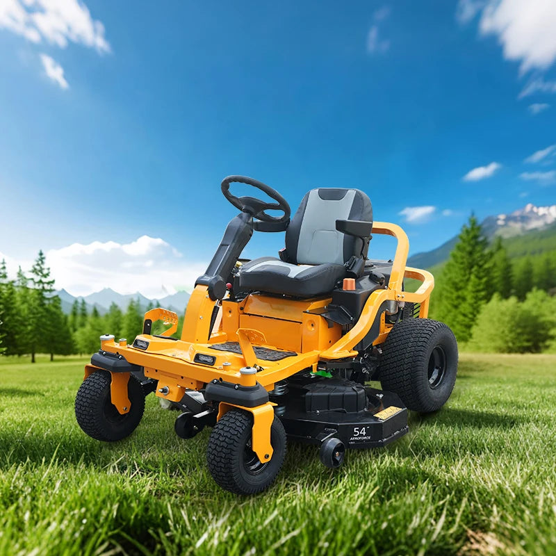 Low Fuel Consumption Fully Hydraulic Custom Electric Lawn Mower Robot Control Electric Lawn Mower for Slope