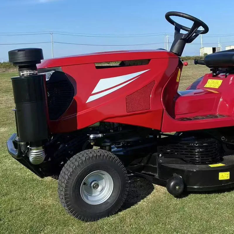 Lndustrial-grade Four-stroke Ride-on Lawn Mower with Large Capacity 41-inch Cutting Width and High-torque Engine