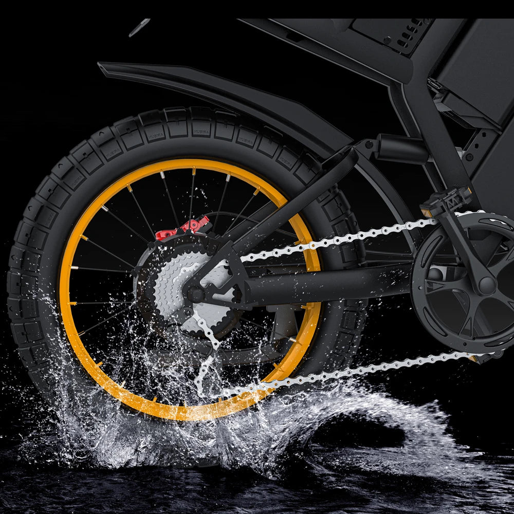 Coswheel Electric Bike for Adult 2000W 60V Off-Road Motorcycle Mountain Bikes 20Inch Electric Bike Fatbike Motorcycles E-bike