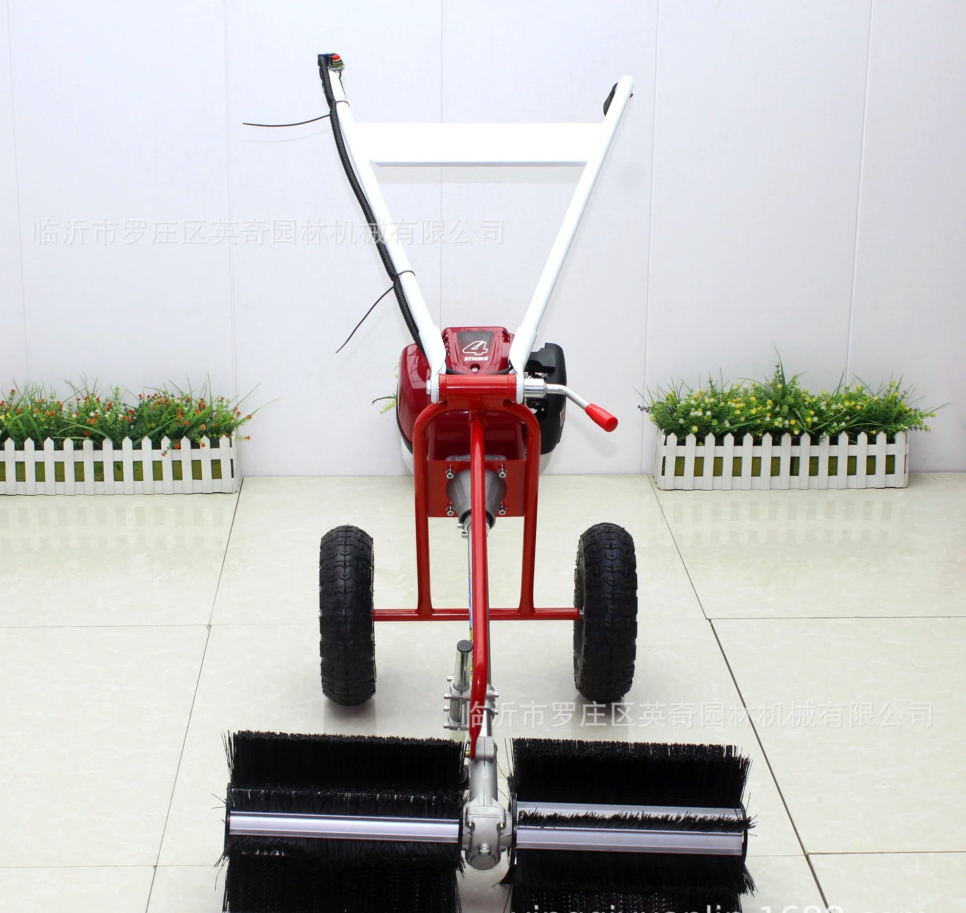 Small Household Snow Blower Hand Push Lawn Carding Machine Snow Plow Gardening Tools