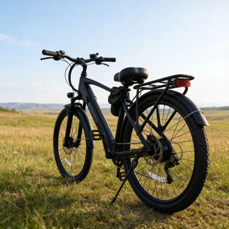 400W brushless motor E-Bike, 26-inch all-terrain electric bicycle, 48V10.4AH lithium battery electric moped, adult scooter