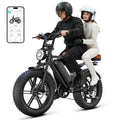 Peak 1500W Retro Adult Electric Bike, 20"x4" Fat Tires, 65&120 Miles Range, 48V 15Ah Removable Battery, Customized