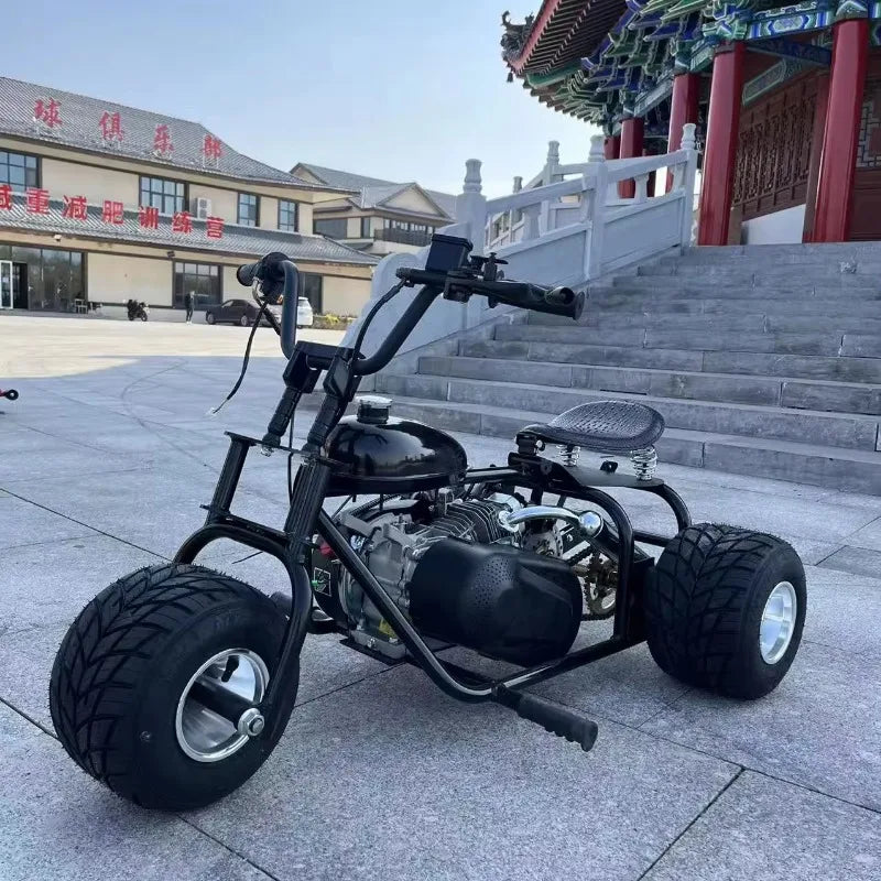 Wholesale 212cc Four-stroke Fuel Oil Off-road Gas-powered Adult Fast Mobility Mini Tricycle Retro Off-road Mini Motorcycle