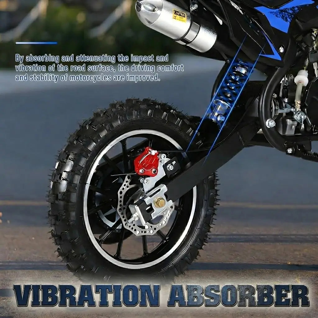 50cc 2-Stroke Kids Dirt Bike,Gas Powered Motorcycle for Kids with Off-Rode Tire, Front Rear Disc Brakes, Customized