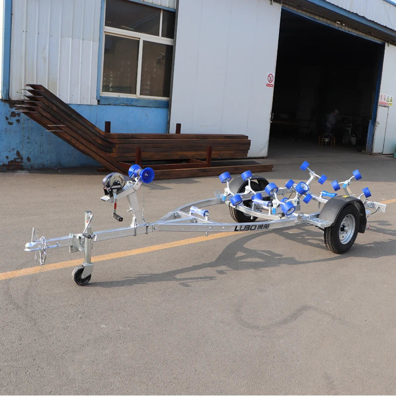 4.45m Heavy Duty Tow Boat Trailer Marine Watercraft Tow Trailer