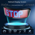 APP LED Helmet Display Motorcycle Helmet Tail Light Helmet Warning Light Moto Accessories Glowing device