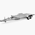 Custom Full Tilt Steel Floor Car Trailer for High-Production Agricultural Transport