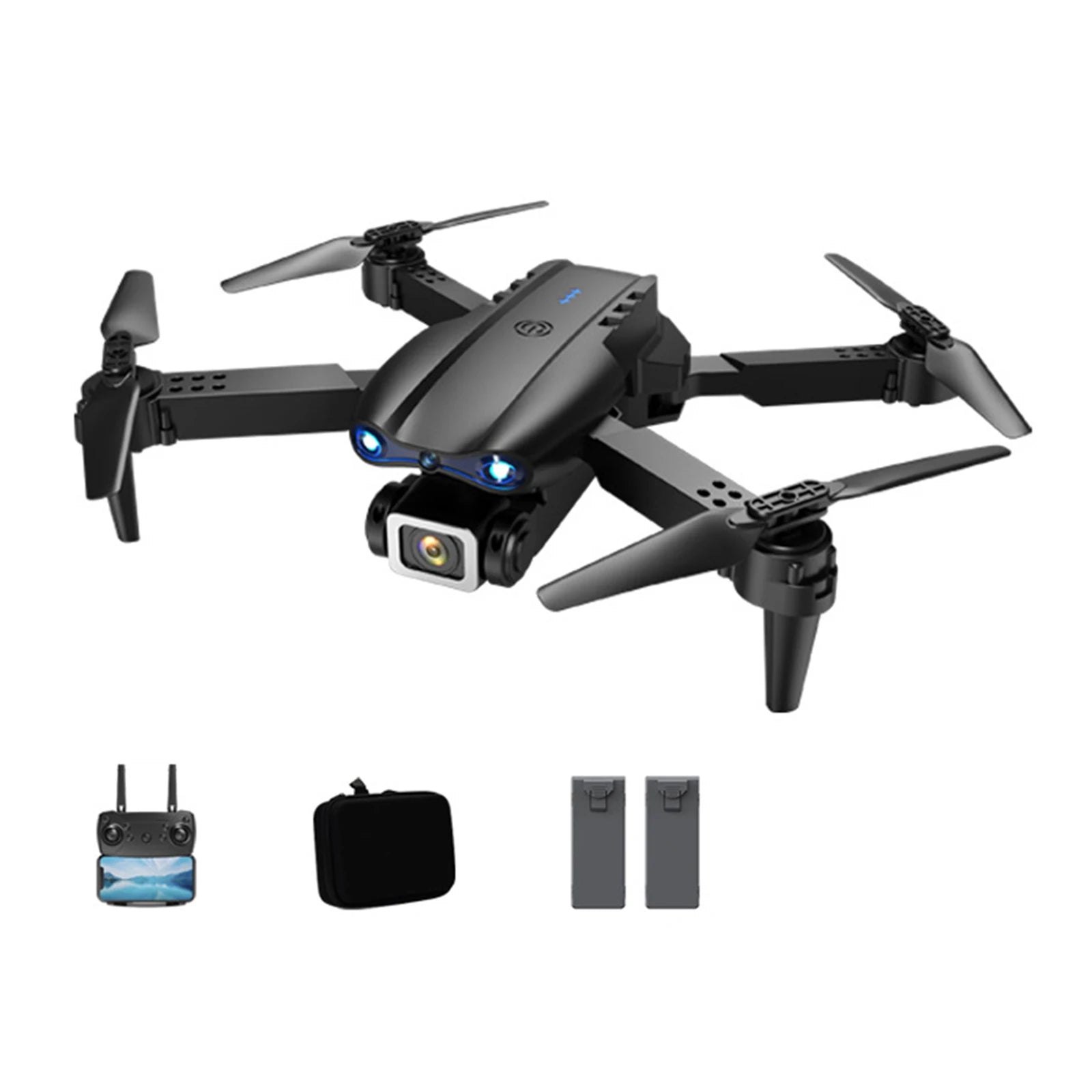 Remote Control Aircraft with 4K HD Dual Camera 360° Flips Aerial Photography Drone for Outdoor Professional Adults