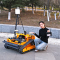 Customized Tracked Brushless Lawn Mower - GPS Automatic Cutting and Sweeping Model with CE EPA Certification, Made in China