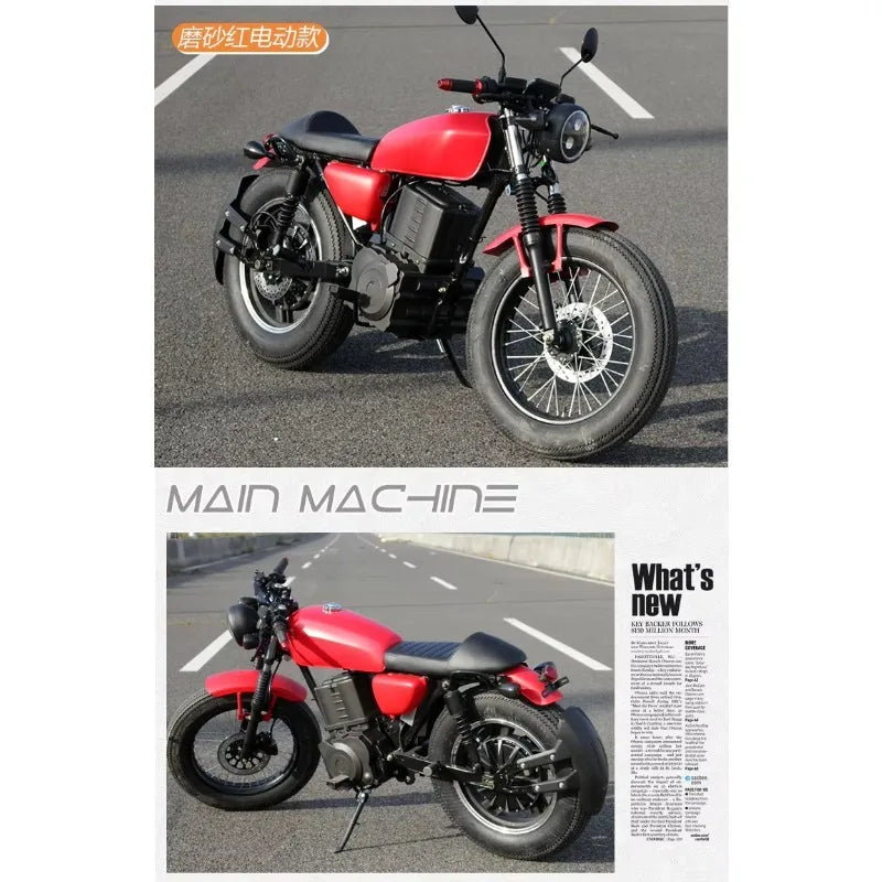 Zuimi Surprise Price 8000W Restore Racer Electric Sport Moped Electric Motorcycle Vintage Street Legal Electric Dirt Scooter For