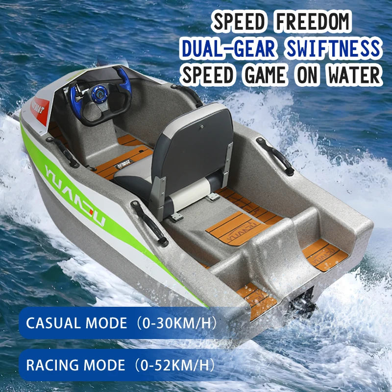 High-Speed Mini Electric Jet Ski Boat with Lithium Battery Water Entertainment Surfboard & Karting Boat Factory Direct Sale