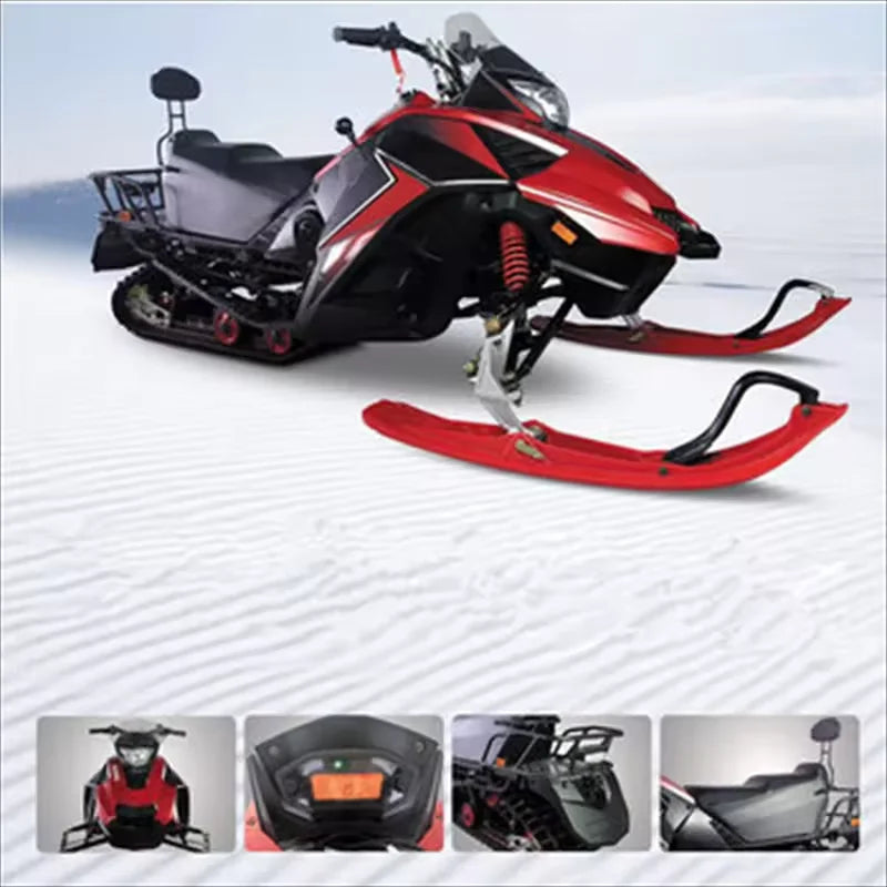 Winter Sports Four-wheeled Children's Electric Snowmobile Snow Vehicle Mobile Snowmobile