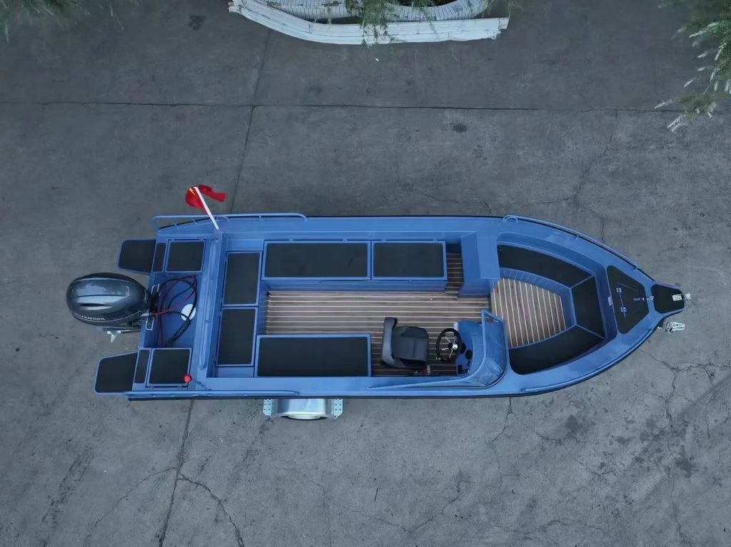 Flat Aluminum Sea Boat Alloy Boat Speed Boat for Fishing