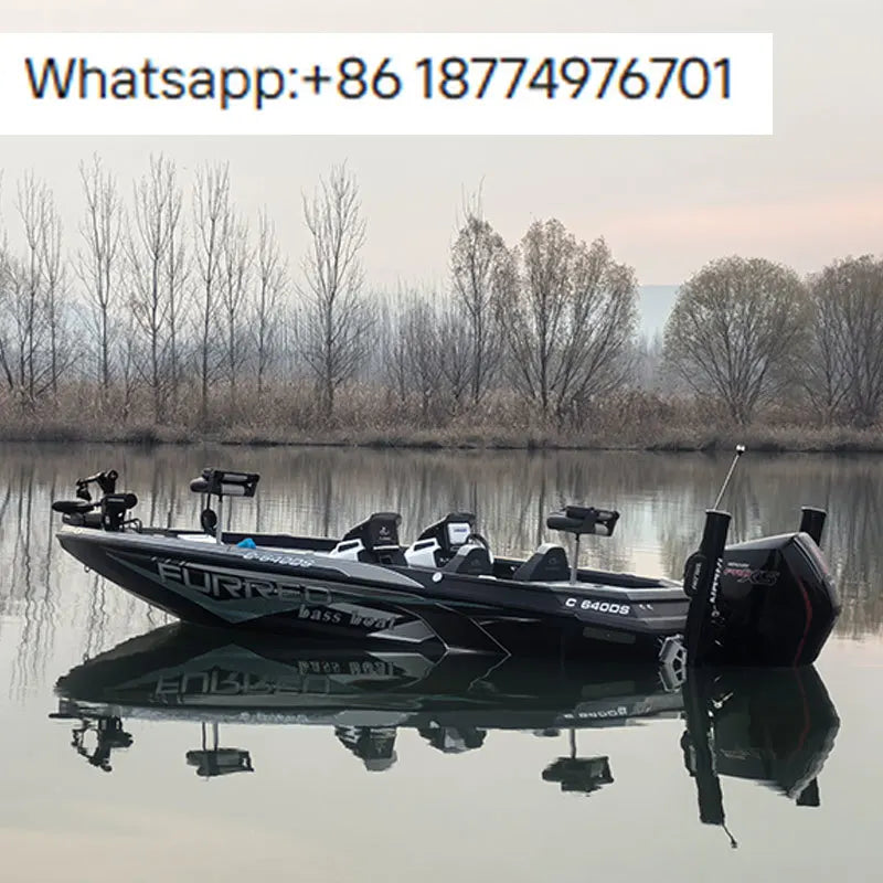 New FURREO 17FT Aluminum Bass Boat for Fishing & Sports Petrol Engine 90-110km/h Speed