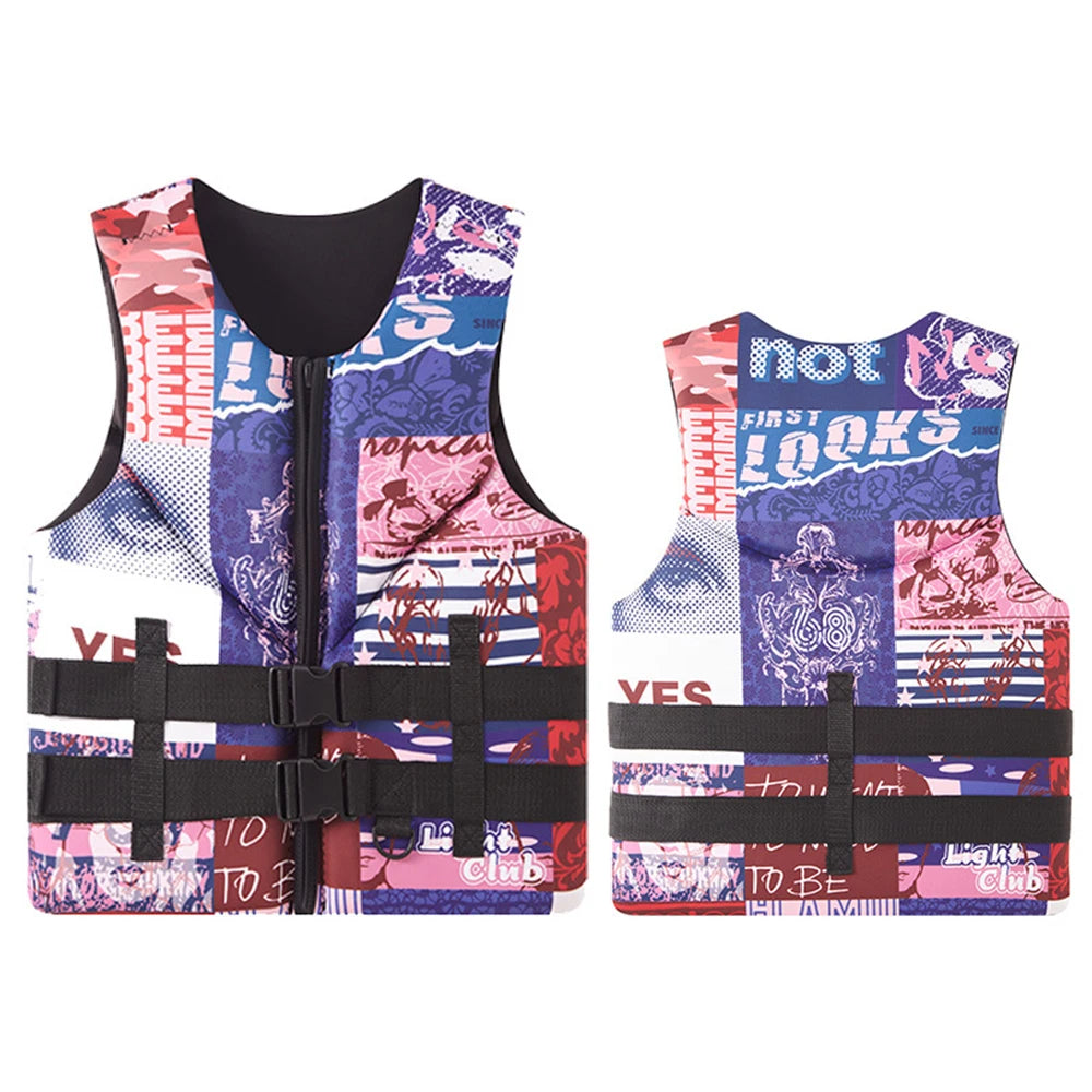 Super Buoyancy Life Vest Kayak KiteSurf Jet Motorboats Raft Rescue Swimming Drifting Boat Wakeboard Fishing Life Jackets