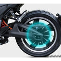 Zuimi JL Model 72V 3000W High-Speed Electric Motorcycle For Adults, 80km/h Retro Cafe Racer Sport Moped With Lithium Battery, St