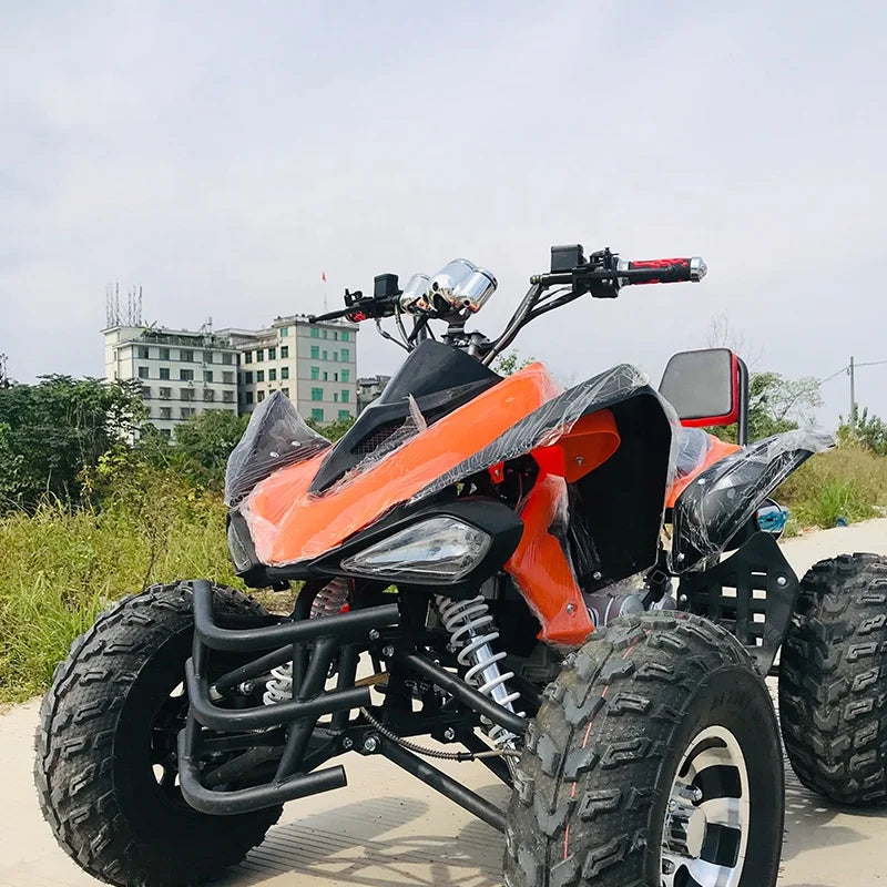 Winter Sport Quad Bikes Automatic Chain Drive Adults 4 Wheeler Atv Bike Adult Atv Off Road Motorcycle Snowmobile with Helmets