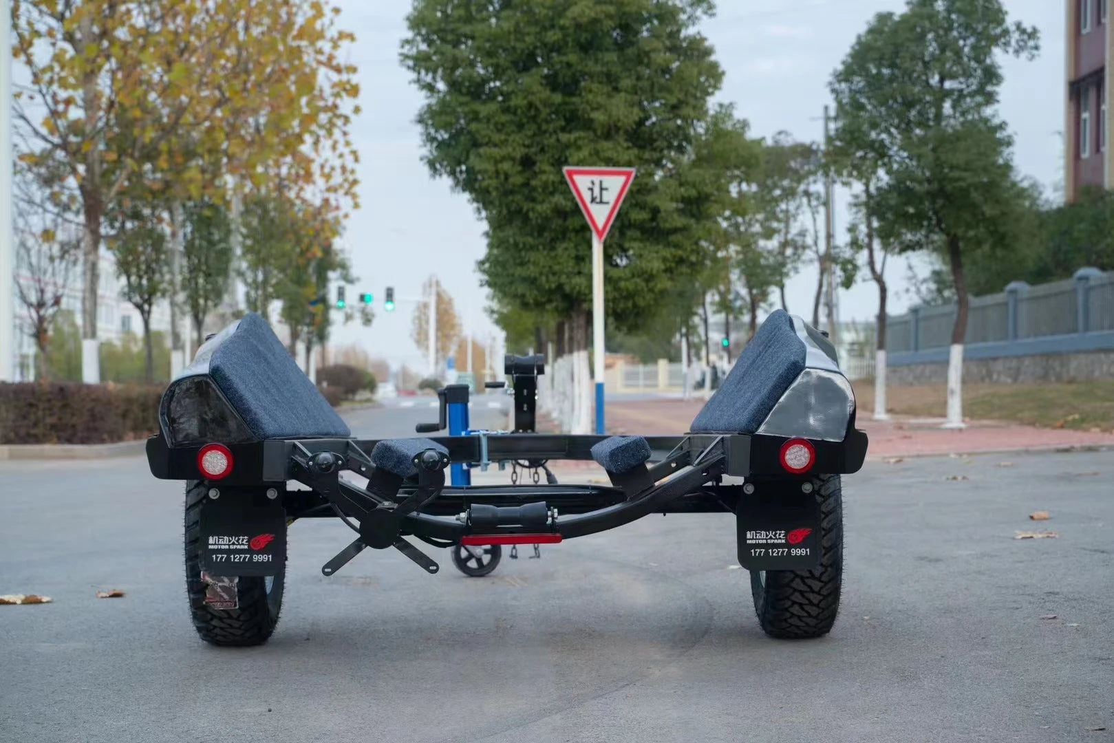 （Factory Direct Sale）China Hotsale Customized Aluminum Kayak Jetski Transporter Boat Trailers for Sale