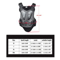 Motorcycle Vest Armor Protection Riding Chest Back Protector for Adults Dirt Bike Mountain Bike Off-Road Racing Adult