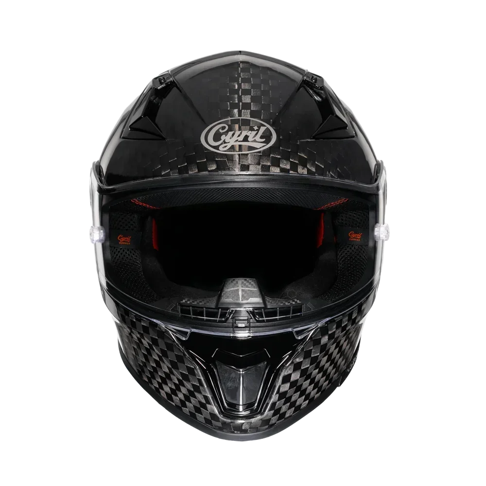 Unisex Lightweight Carbon Fiber Kevlar Full Face Motorcycle Street Bike Helmets Racing Helmet DOT ECE Approved CYRIL Casque Moto