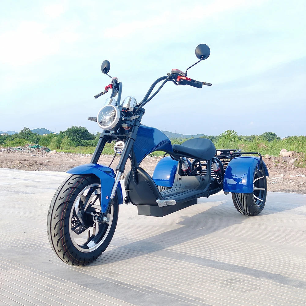 Citycoco  Electric  Scooter For Adults  Max Load 250KG 18Inch Fat Tire  1500W Motor 3 Wheel Off Road  Electric Motorcycle