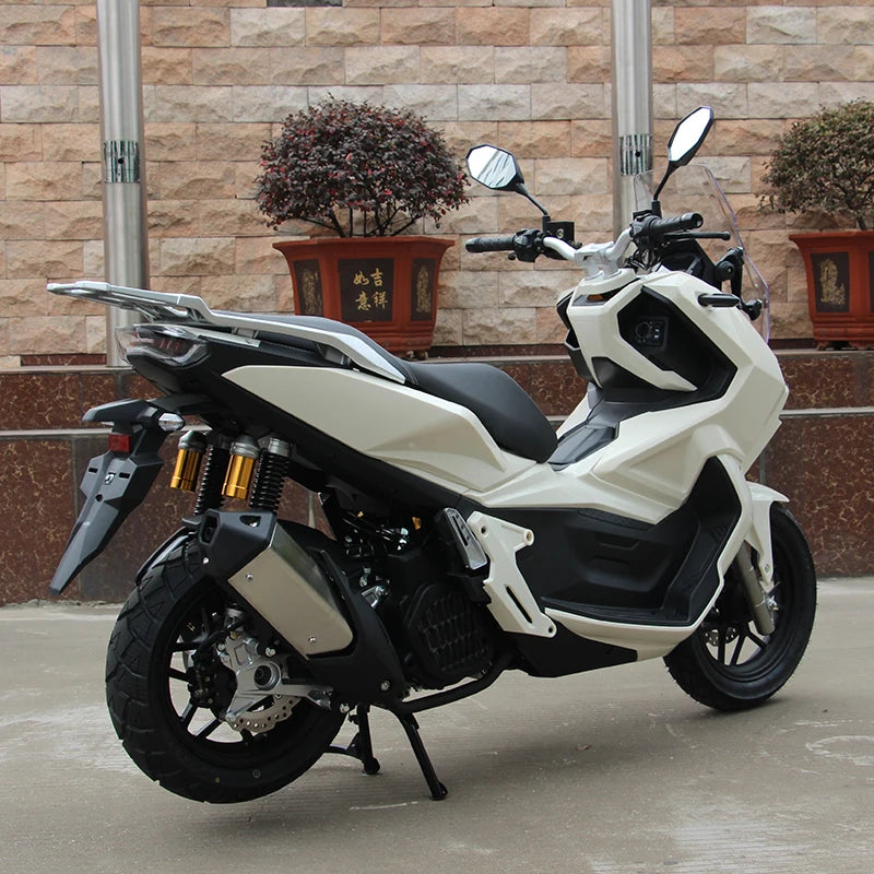 200CC ADV Moped Motorcycle EFI,Commute Fuel Durable Adult Mini Gas Powered Motorcycles And Scooters