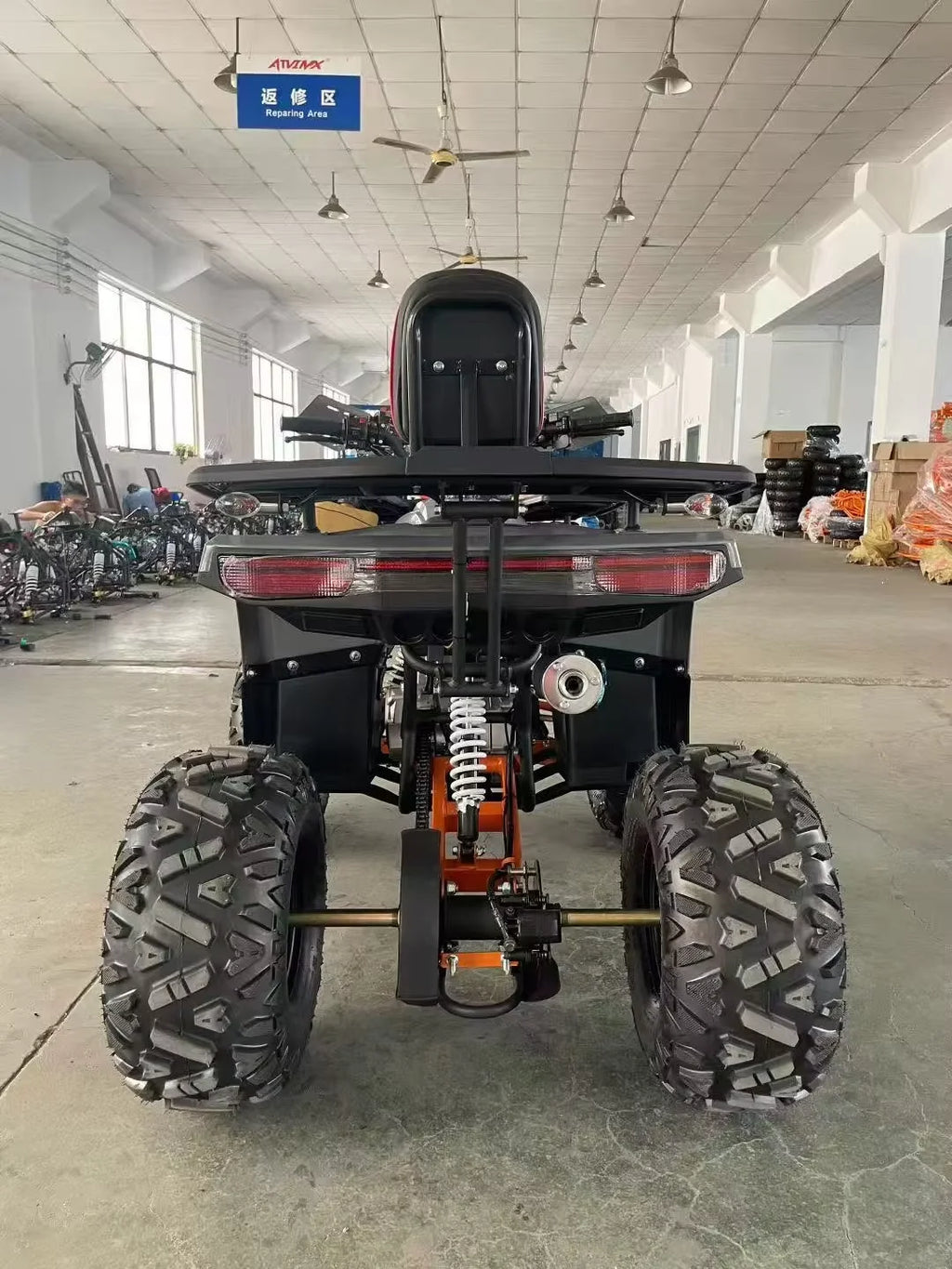 For125CC ATV Automatic 4 Stroke  Quad Bike Off-Road All Terrain Dirt Jungle Buggy For Adults
