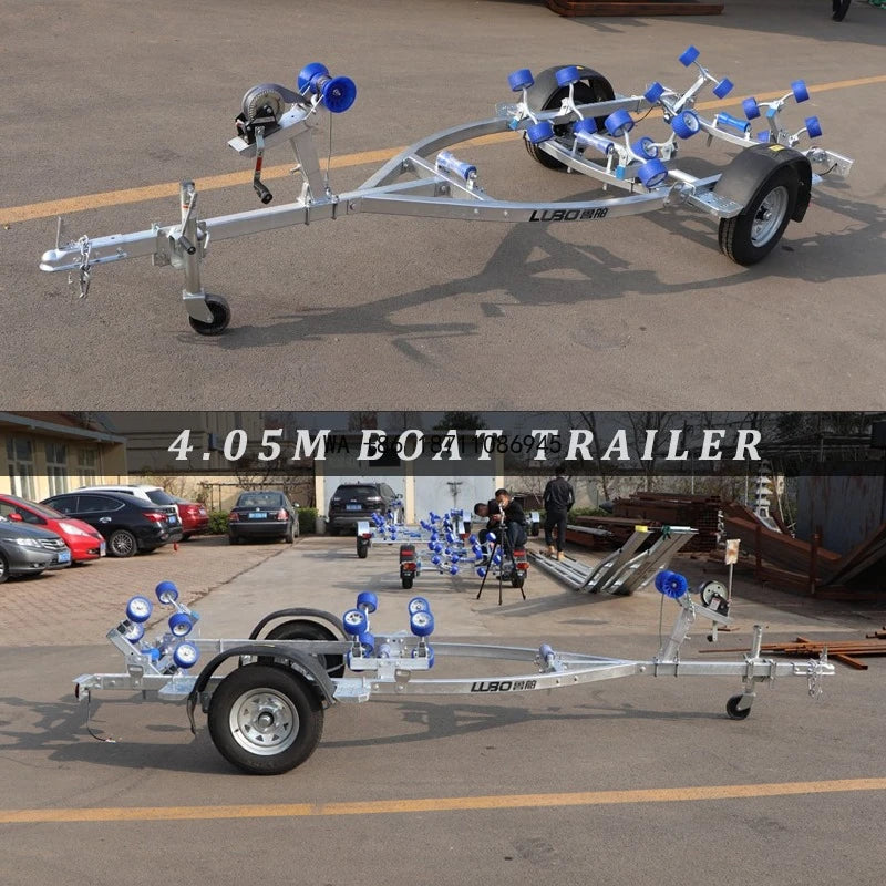 4.05m Inflatable Boat Trailer for 4.2m RIB Boat Heavy Duty Marine Trailer