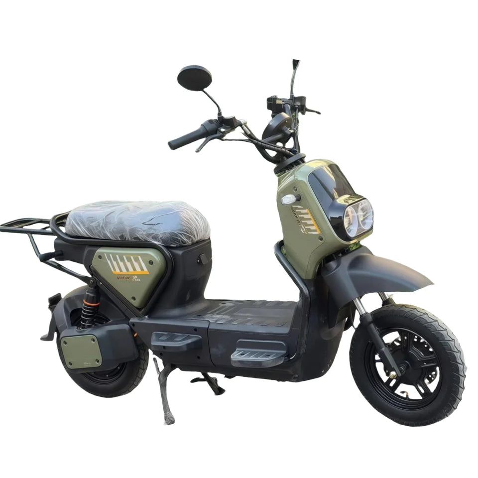 48V 500W Electric Motorcycle - 14 Inch Tire Adult Street Legal E-Motorcycle with High Efficiency Battery & Durable Design