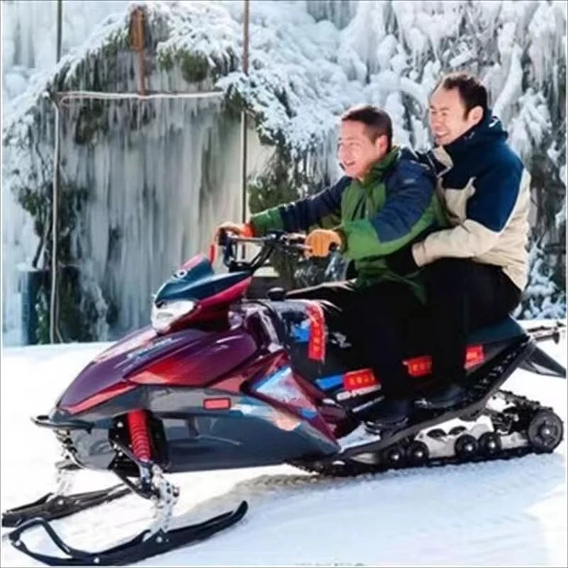 Winter Sports Four-wheeled Children's Electric Snowmobile Snow Vehicle Mobile Snowmobile