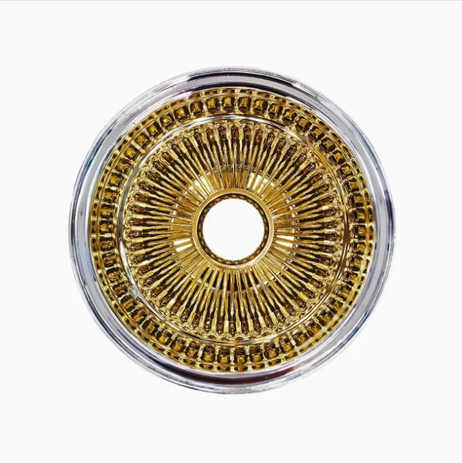 Wholesale Best Seller New 4 Pieces Gold Colored Alloy Wheel Rims for Passenger Cars Multi Spoke Steel Construction