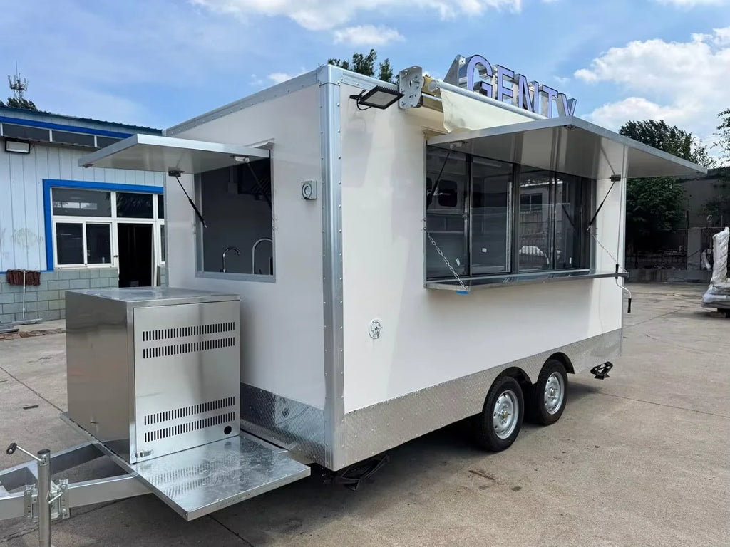 Mobile bar Station Ice Cream Push Cart Coffee Trailer Mobile Food Truck Concession Food Trailer Fully Equipped