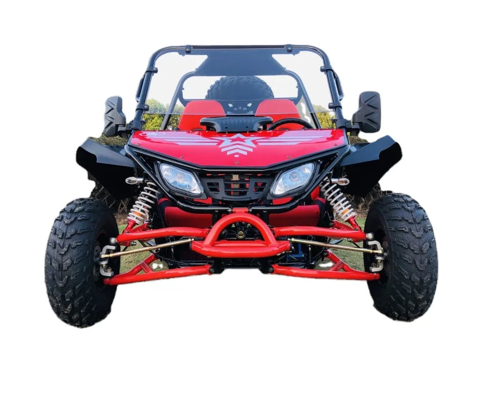 High Quality 200cc Gasoline Engine Go Kart for Adults Pedal-driven Off-Road Beach Dune Buggy Electric Gas-Fueled Cross Go Karts