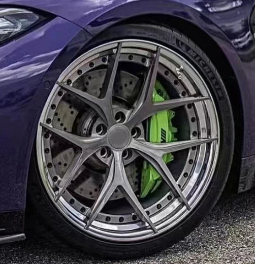 5X130 5X120 17 18 19 20 Inch Racing Sporting Deep Lip 2 3 Piece Luxury Aluminum Forged Car Rims