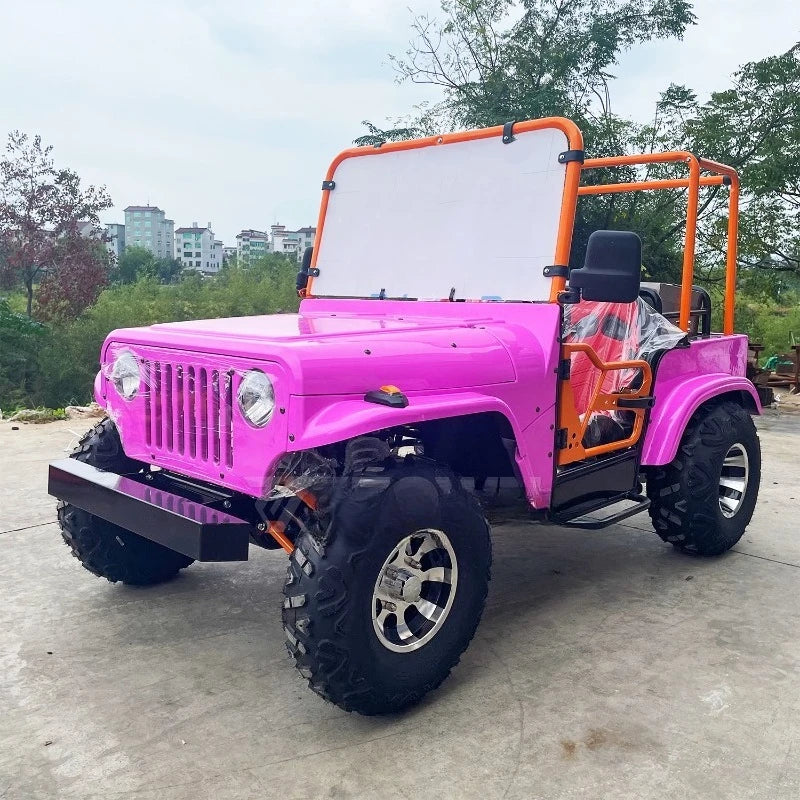 Customized Pink Design Buggy Dune Car Popular Mini Adult & Kids Beach Mountain Off-Road Play Vehicle for Sale