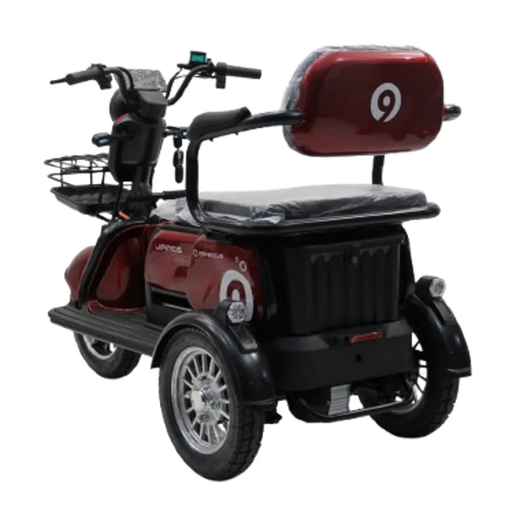 Modification Fashion Design 3 Wheel Electric Mobility Scooter 60V 20ah Streetbike Two Seats with Basket High Quality for Adults