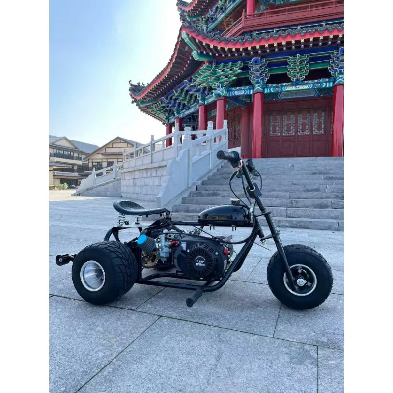 Wholesale 212cc Four-stroke Fuel Oil Off-road Gas-powered Adult Fast Mobility Mini Tricycle Retro Off-road Mini Motorcycle