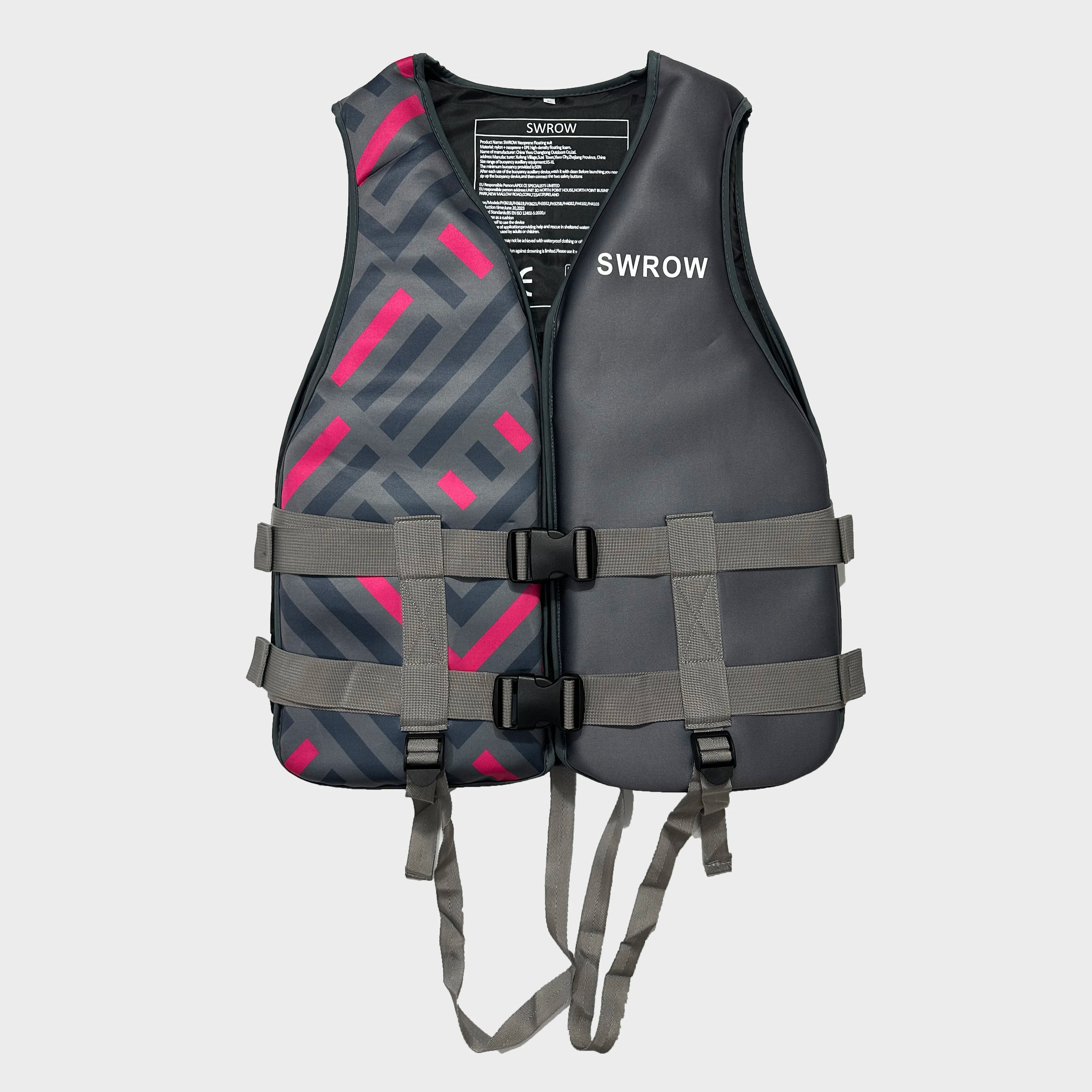 Life Jacket for Adult Children Water Sport Buoyancy Jacket Life Vest Swimming Surfing Boating Kayak Skiing Drifting Driving Vest