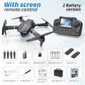 E99 PRO Drone Screen Control Aerial Drone High Definition Dual Camera Remote Control Aircraft, Folding Quadcopter Kid Gift