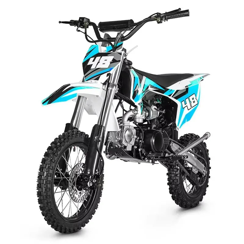 125cc Two-Wheel Dirt Bike Adult Off-Road Motorcycle Four Stroke Cross