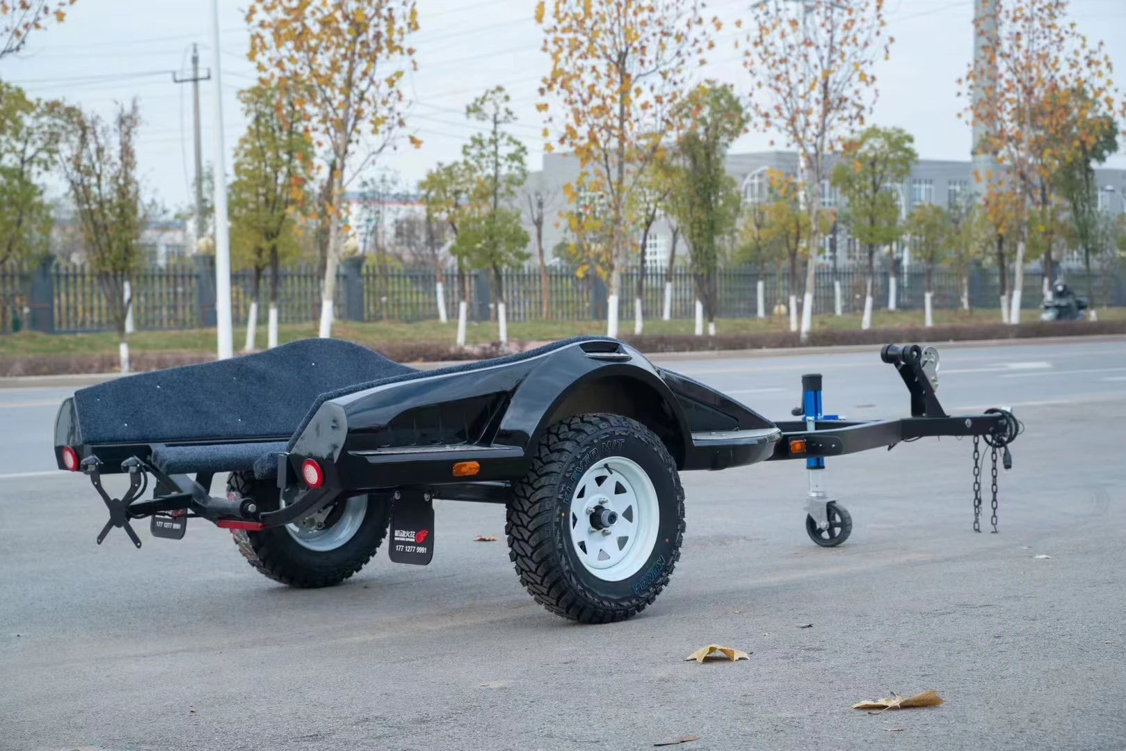 （Factory Direct Sale）China Hotsale Customized Aluminum Kayak Jetski Transporter Boat Trailers for Sale