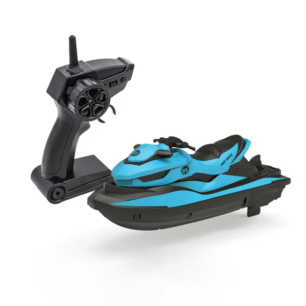 Mini Jet Ski High-Speed RC Motorboat 2.4G Remote Control Electric Boat for Kids double motor Summer Water Play Ideal as a gift