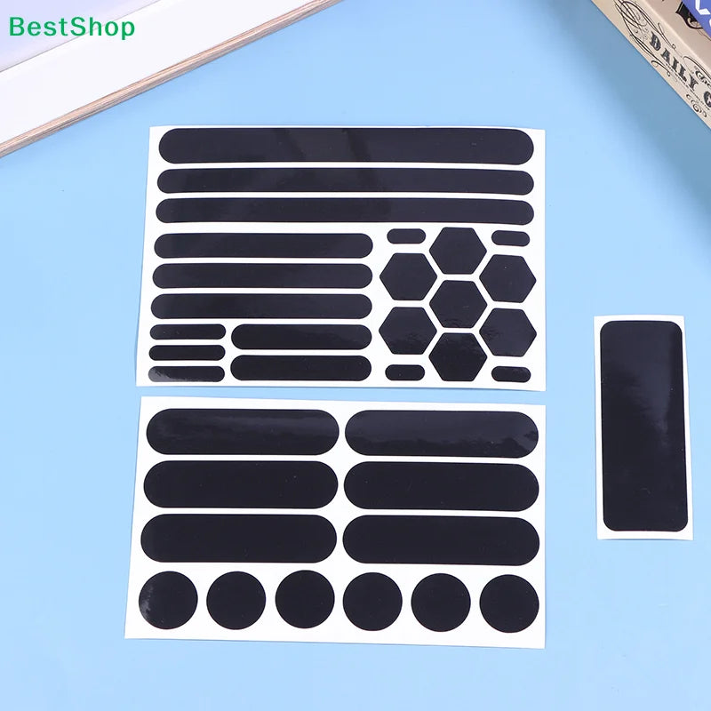 ✍Reflective Helmet Stickers 1sheet- Multi-Shape Safety Reflective Decals for Helmets, Bikes & Outdoor Gear