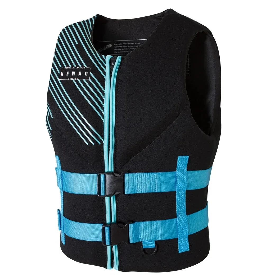 Neoprene Adult Life Jacket Buoyancy Vest Men and Women Water Sports Fishing Surf Swimming Buoyancy Life Jacket Safety Vest