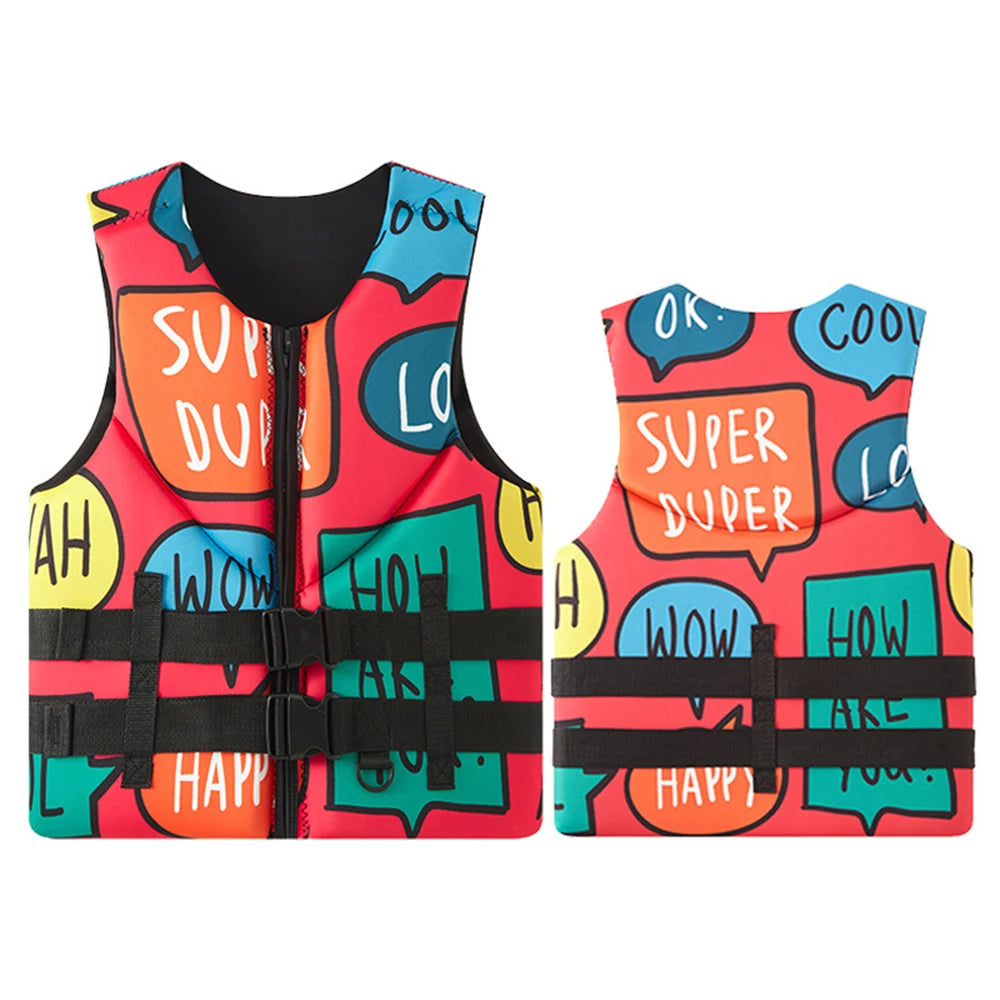 Super Buoyancy Life Vest Kayak KiteSurf Jet Motorboats Raft Rescue Swimming Drifting Boat Wakeboard Fishing Life Jackets